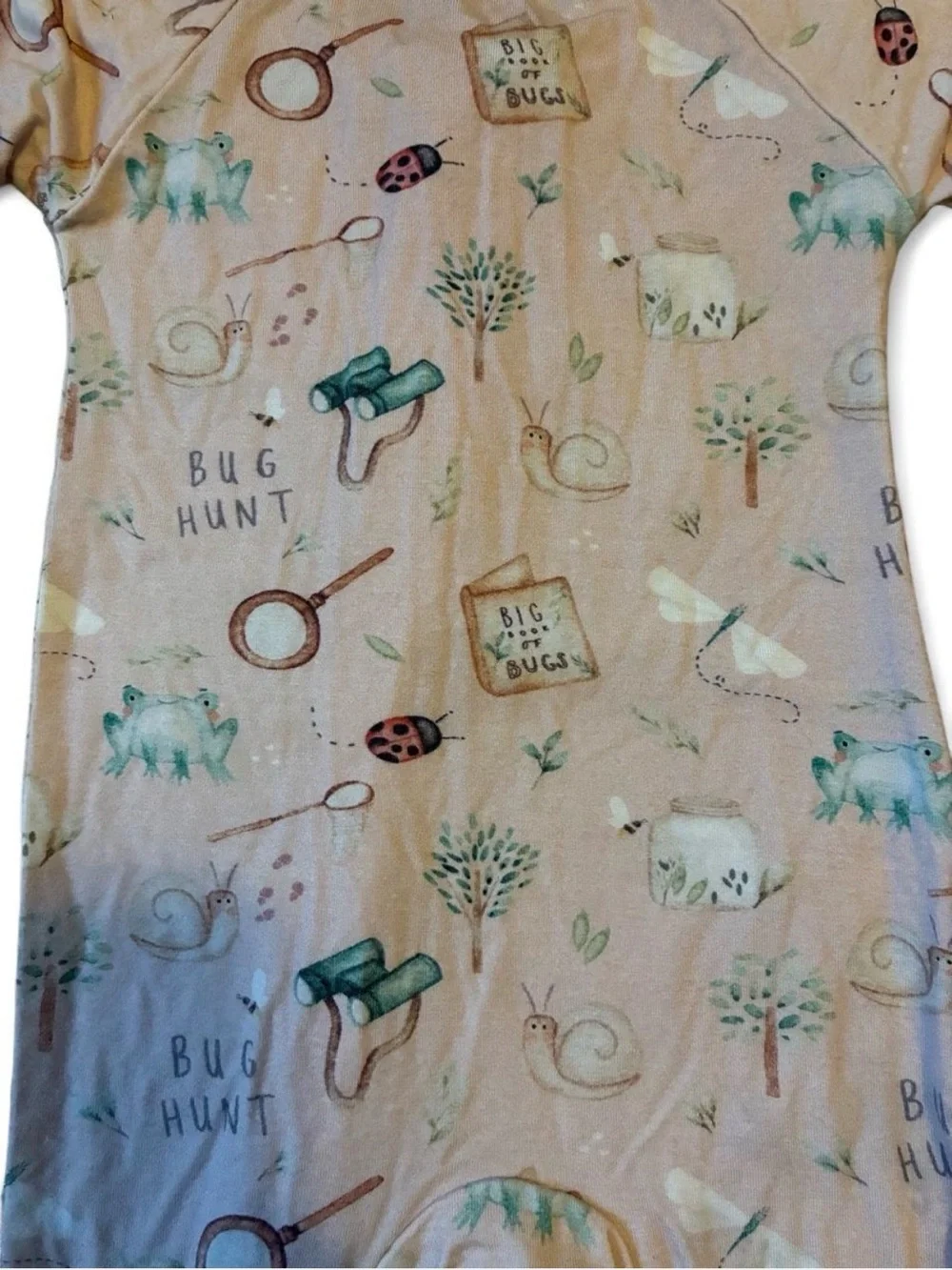 Bamboo Pajamas Baby 0-3 Boutique Lottie Dreamers Bug Hunt
